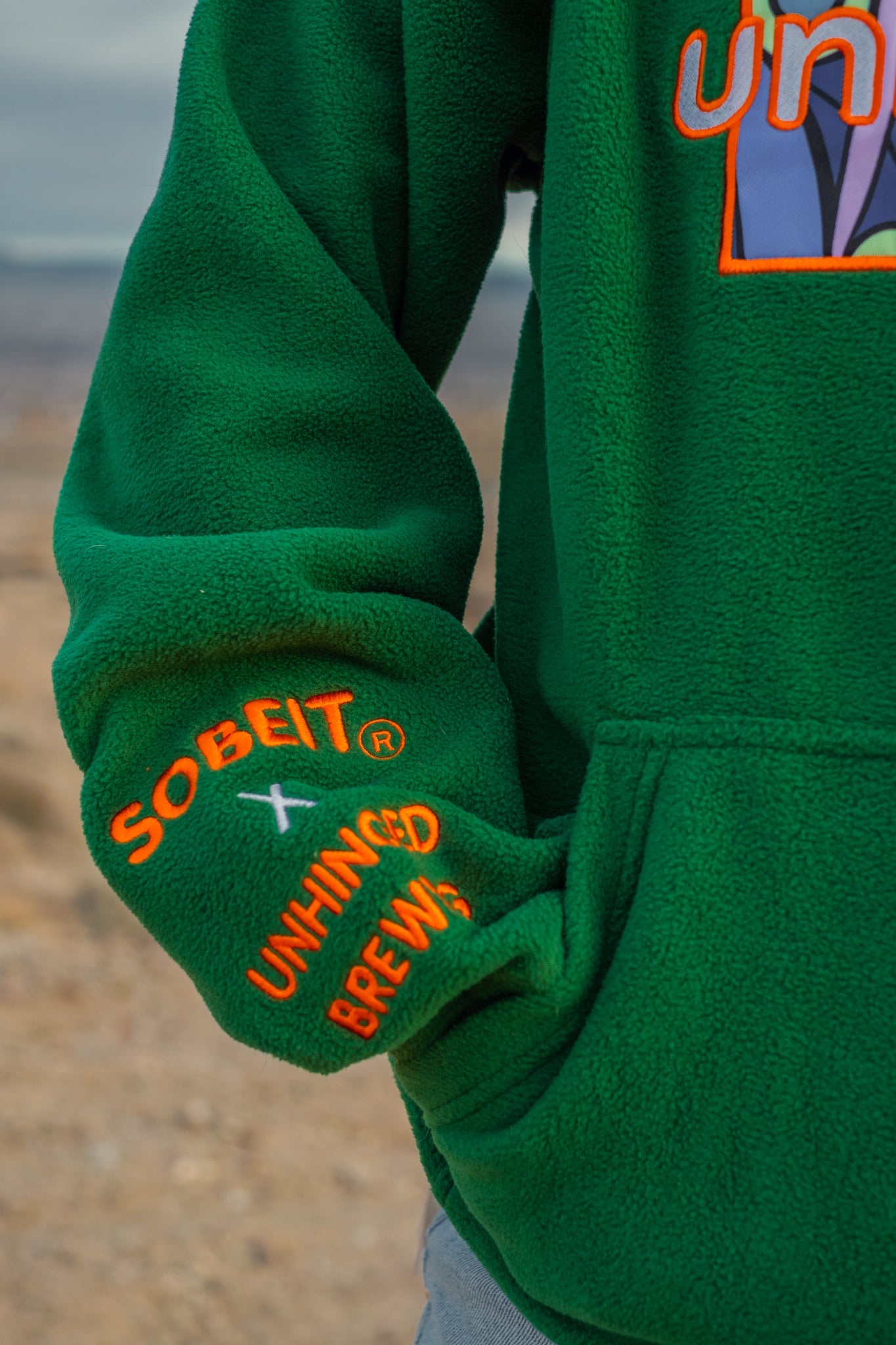 Unhinged X SOBEIT Green Fleece