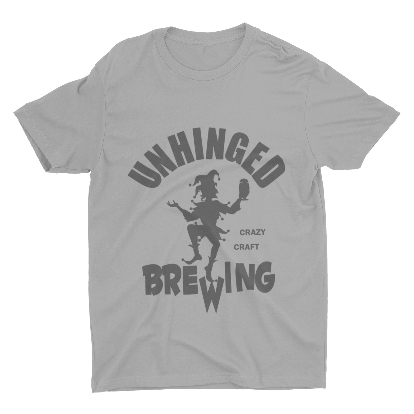 Cheers to Jest Unhinged Brewing Logo Tee